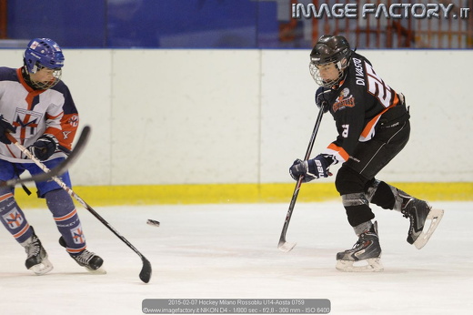 2015-02-07 Hockey Milano Rossoblu U14-Aosta 0759
